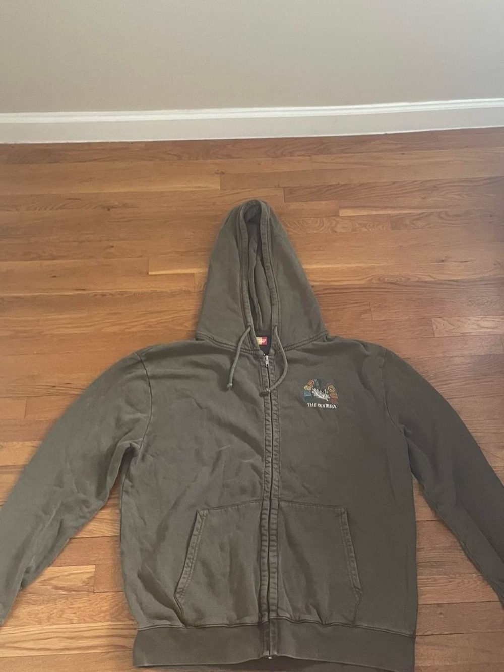 suspicious antiwerp zip up hoodie